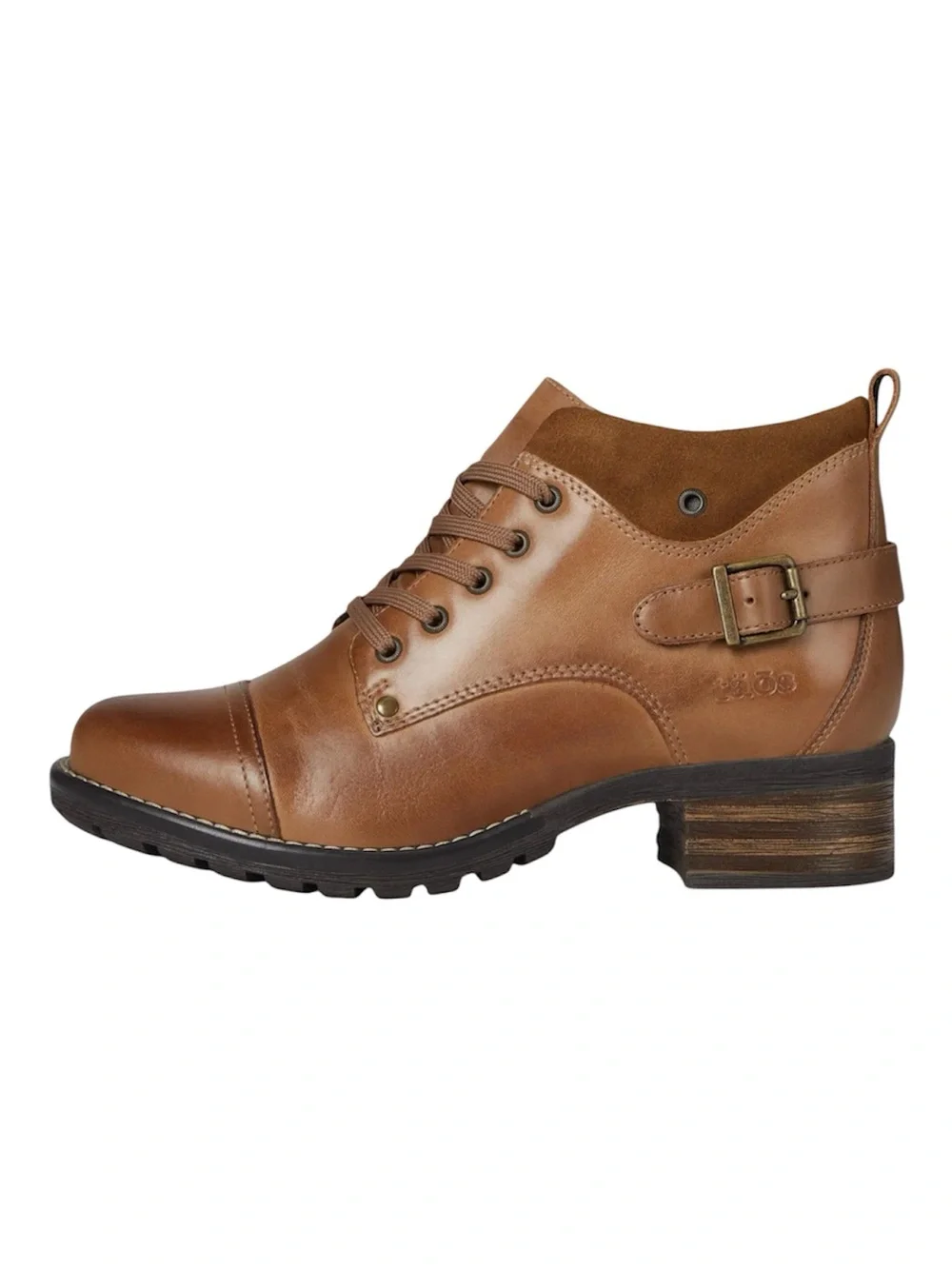 Taos Mini Crave ankle boots Caramel color leather Size 40 = Size 9-9.5